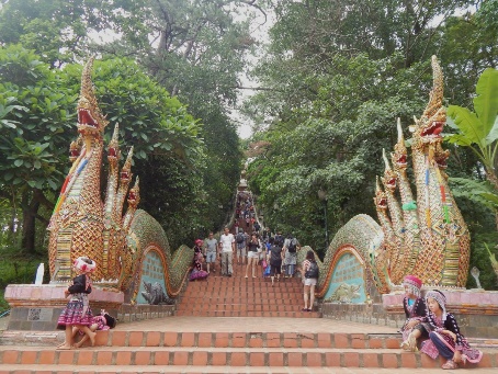 Doi Suthep Naga staircase